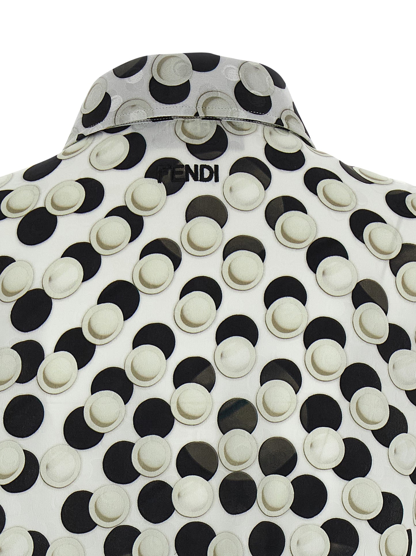 Fendi Women Polka Dot Crop Top FENDI