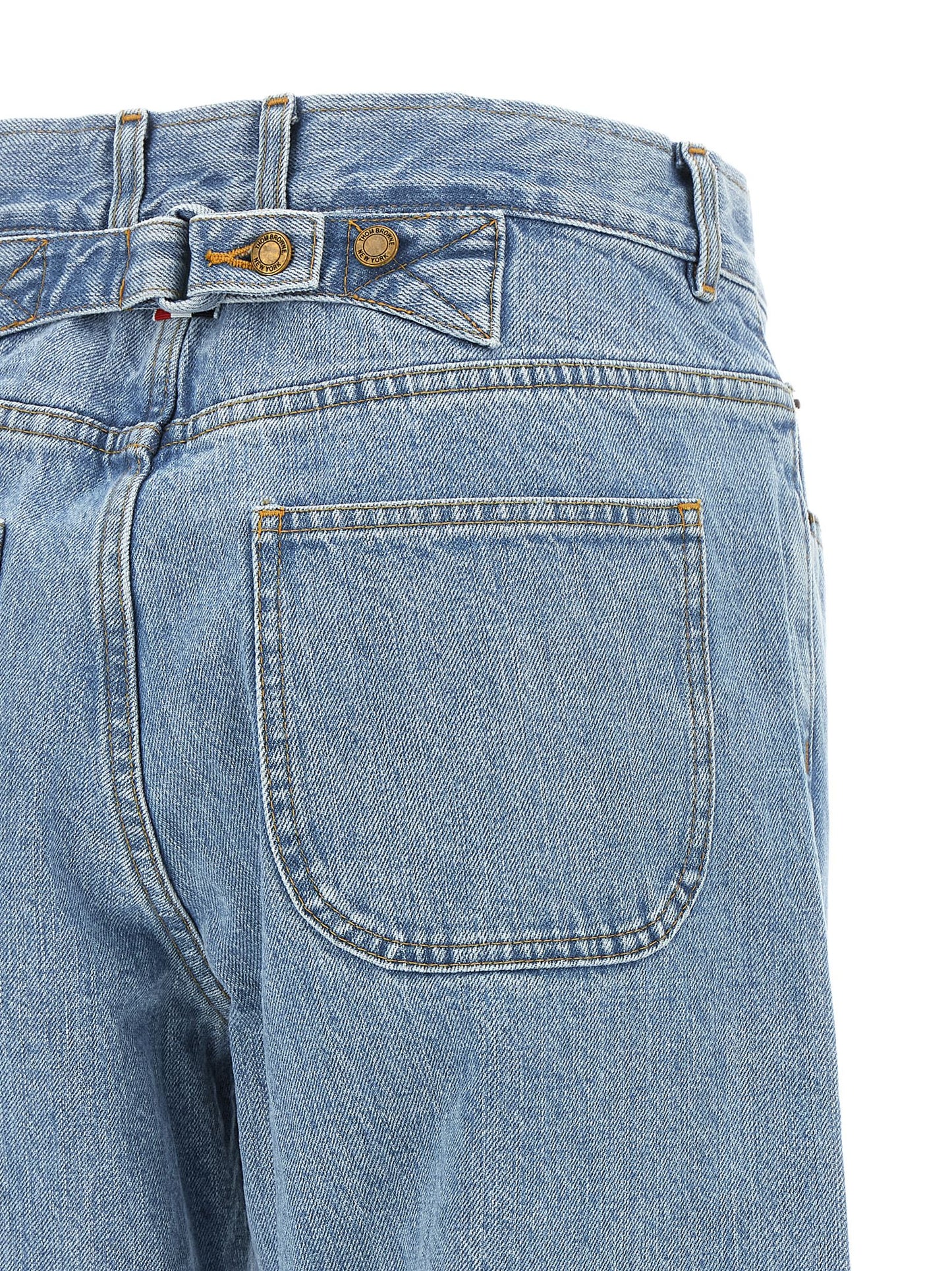 Thom Browne Women Back Martingale Jeans THOM BROWNE