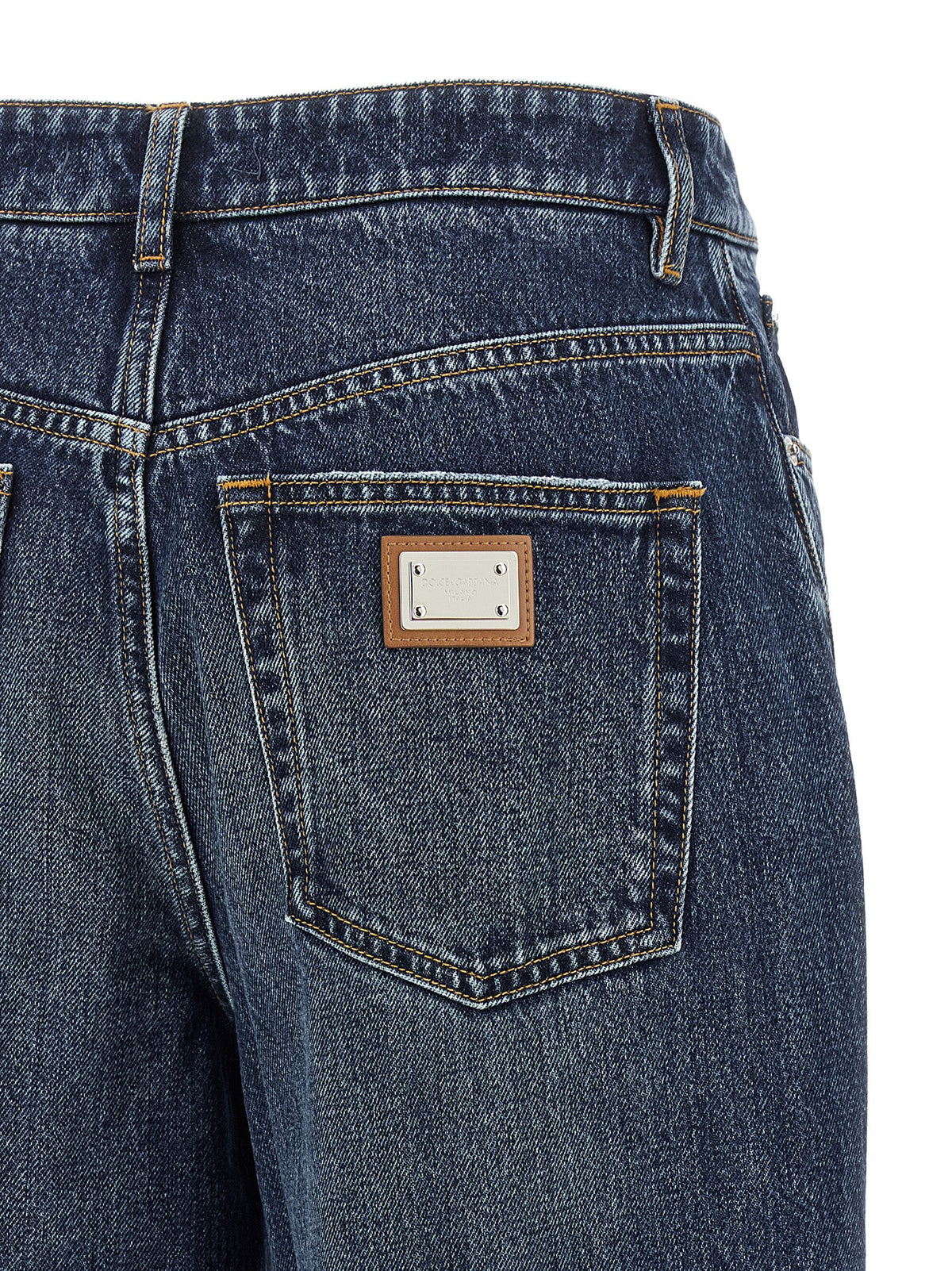 Dolce & Gabbana Women Logo Plaque Jeans DOLCE & GABBANA