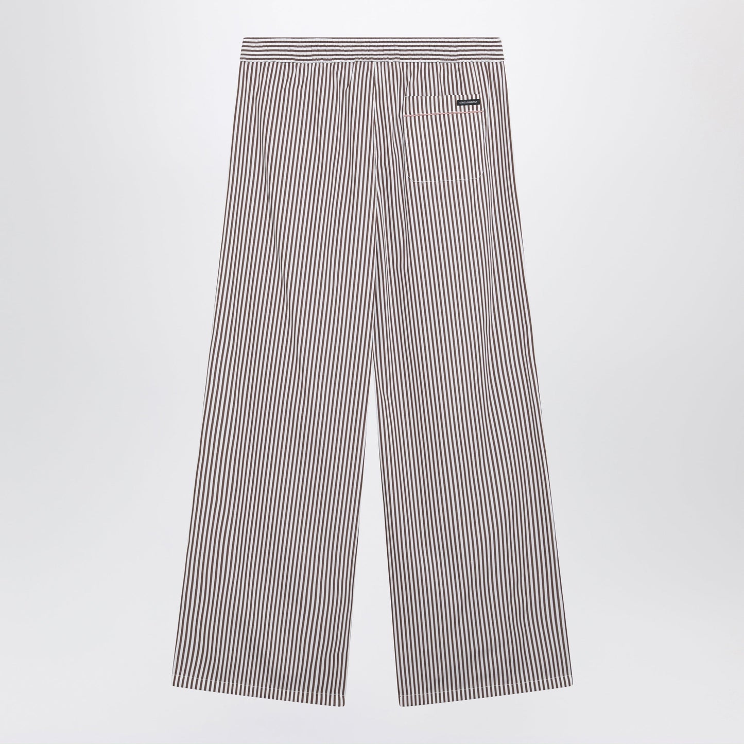Dolce&Gabbana Striped Cotton And Silk Poplin Shorts Women DOLCE & GABBANA