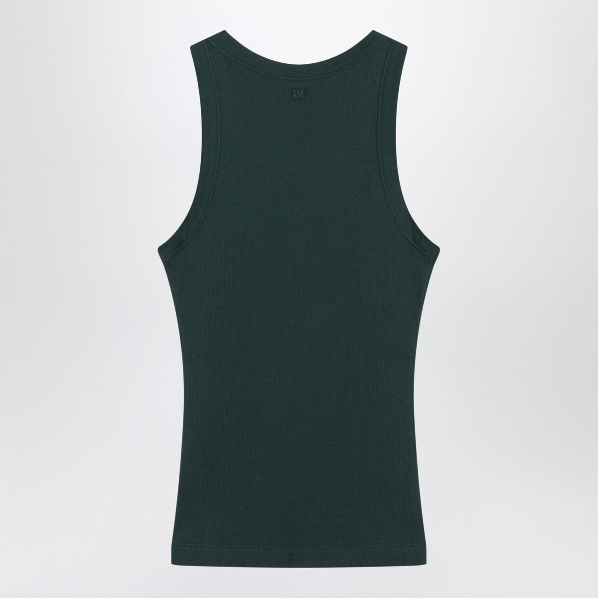 Ami Paris Bottle Green Ami De Coeur Tank Top Women