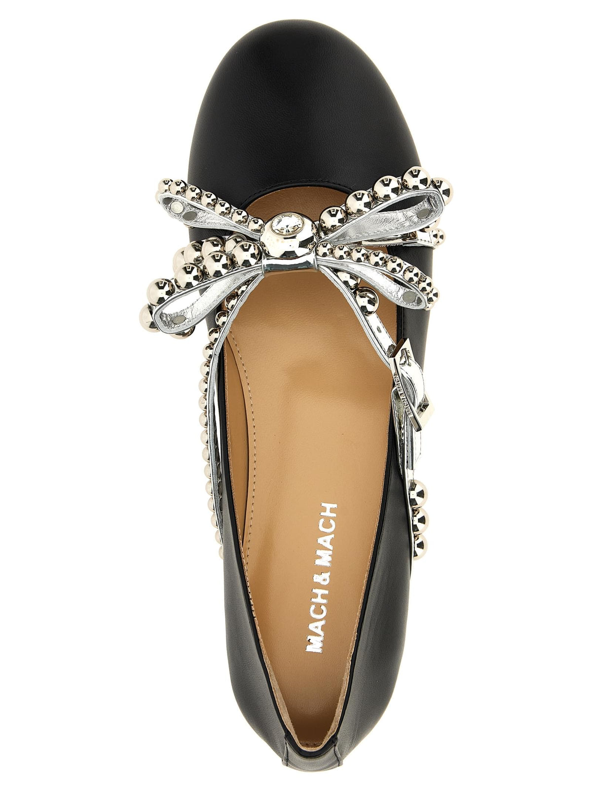 Mach & Mach Women 'Crystal Studs' Ballet Flats MACH & MACH