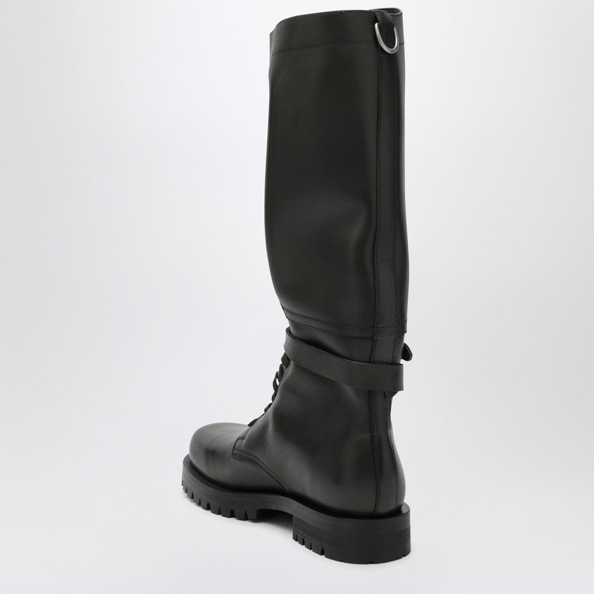 Durazzi Milano Dark Green High Combat Boots Women Durazzi Milano