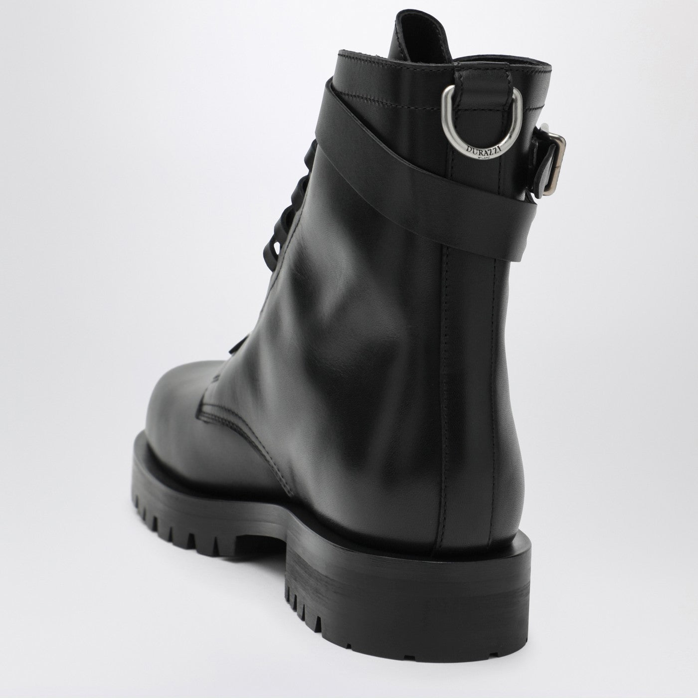 Durazzi Milano Black Combat Boots Women Durazzi Milano