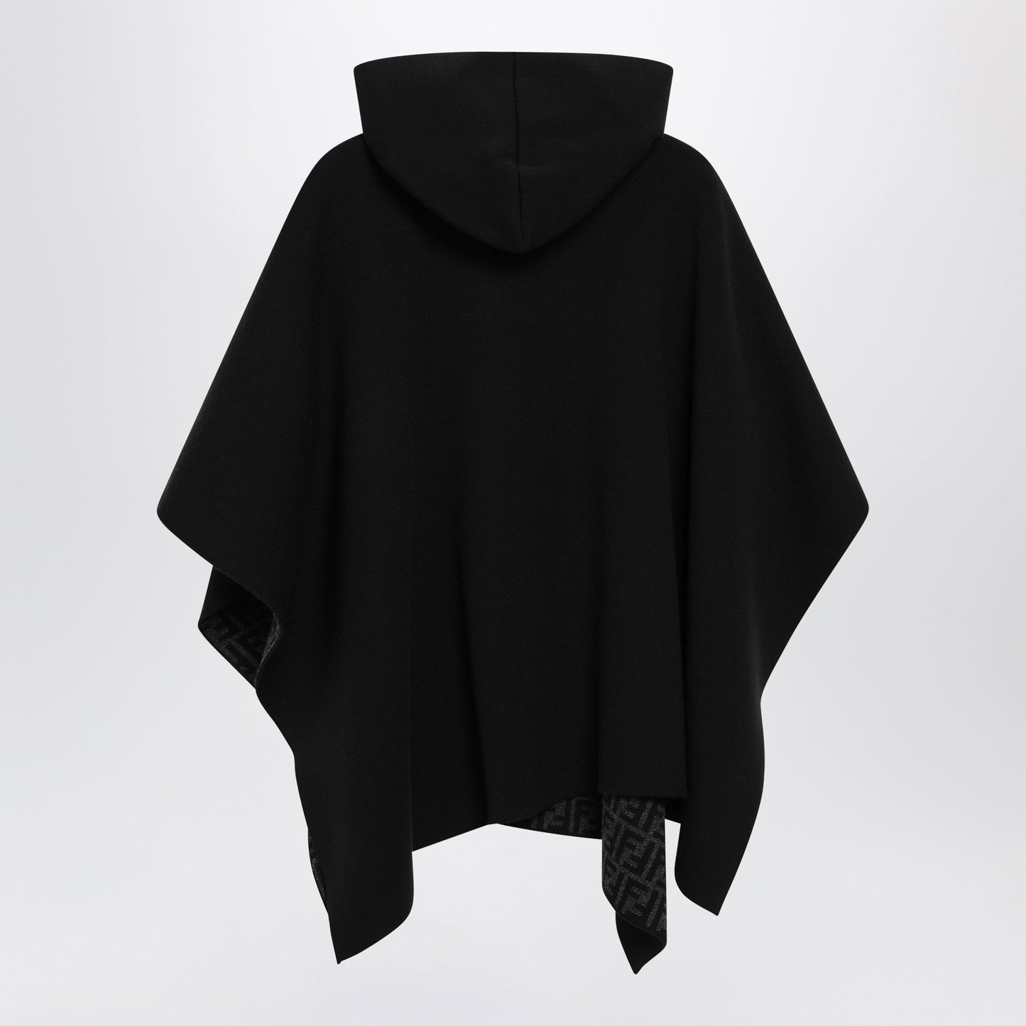 Fendi Cashemere Blend Black Cape Women FENDI
