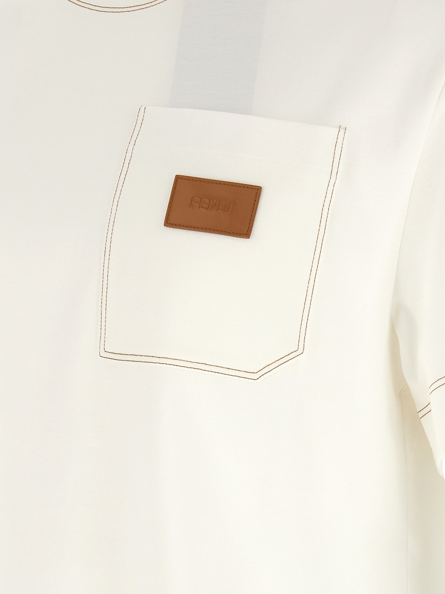 Fendi Men T-Shirt Patch Fendi FENDI