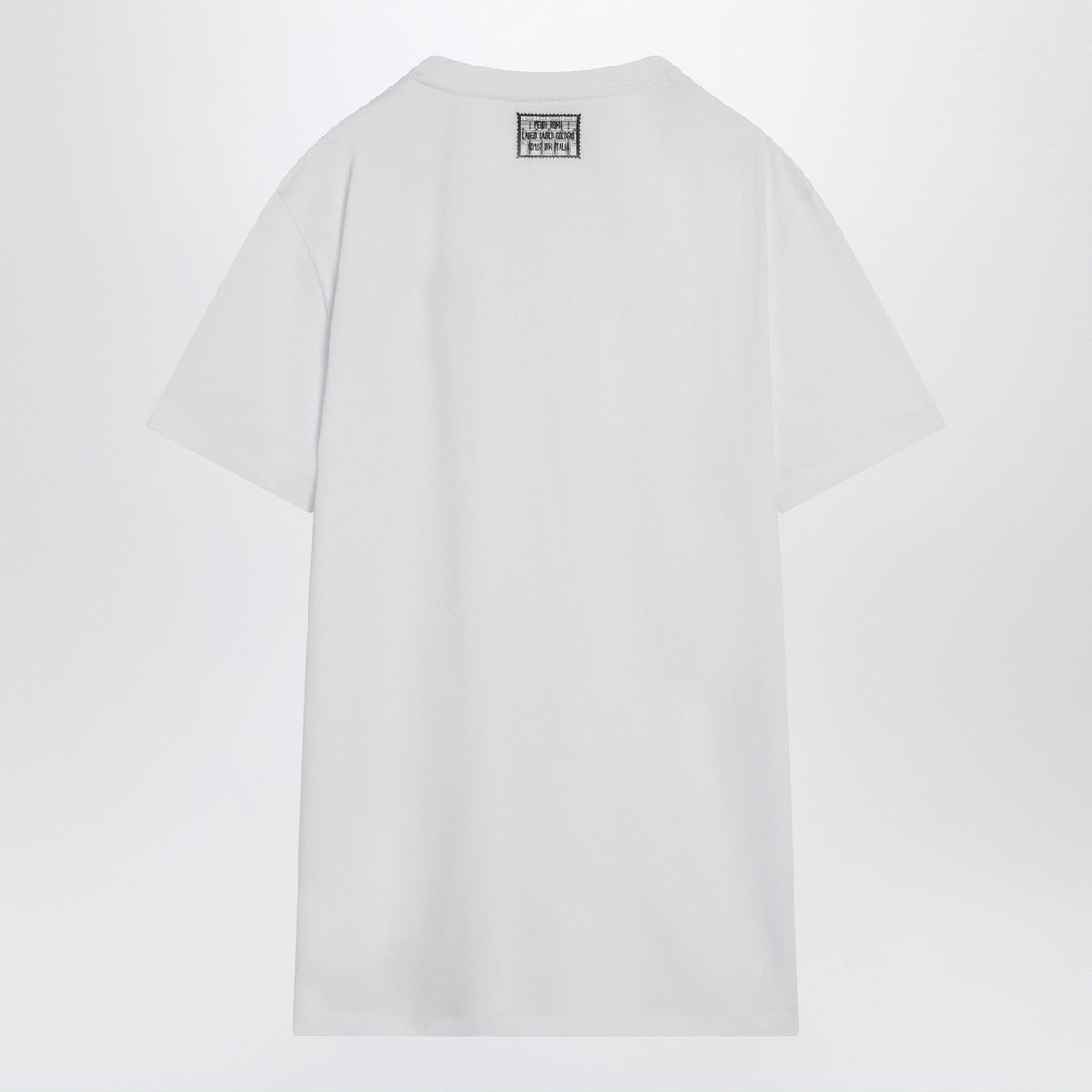 Fendi Slim-Fit White Cotton T-Shirt Men FENDI