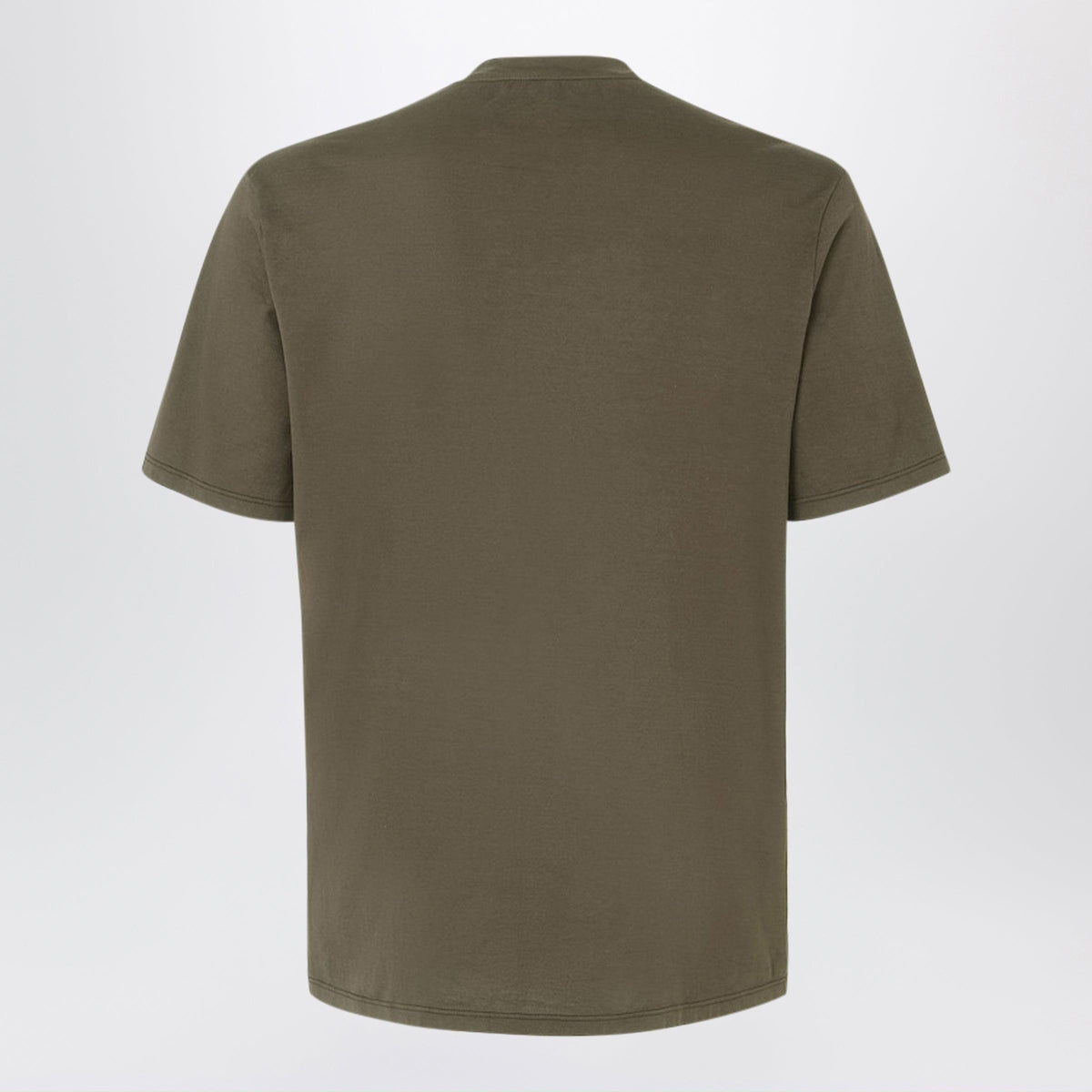 Fendi Green Cotton T-Shirt Men FENDI