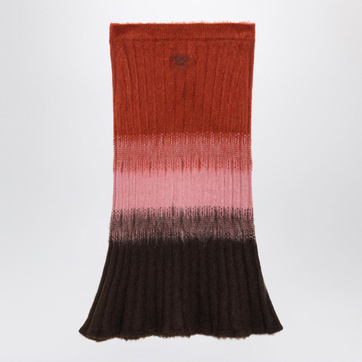 Fendi Multicoloured Mohair And Wool Skirt Women FENDI