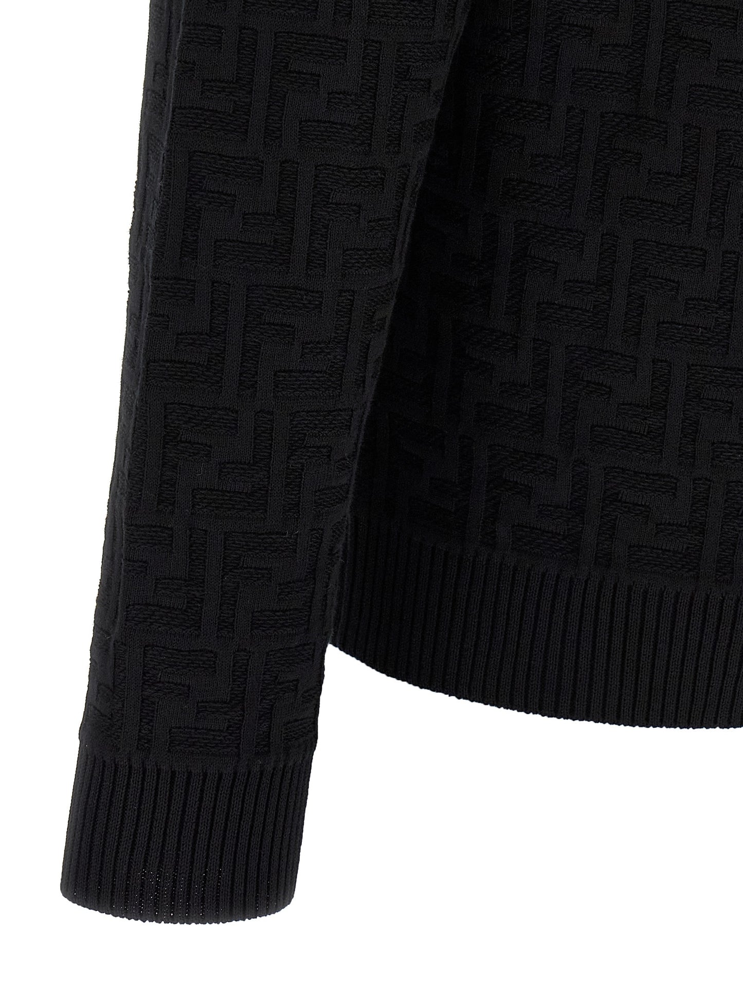Fendi Men Ff Jacquard Sweater FENDI