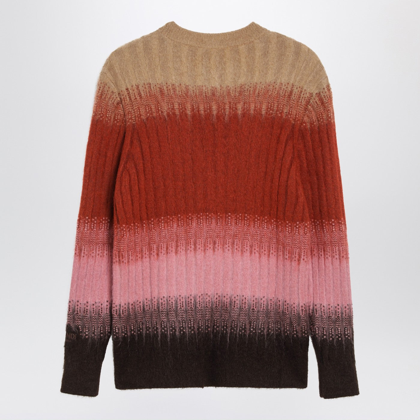 Fendi Multicoloured Mohair And Wool Sweater Women FENDI