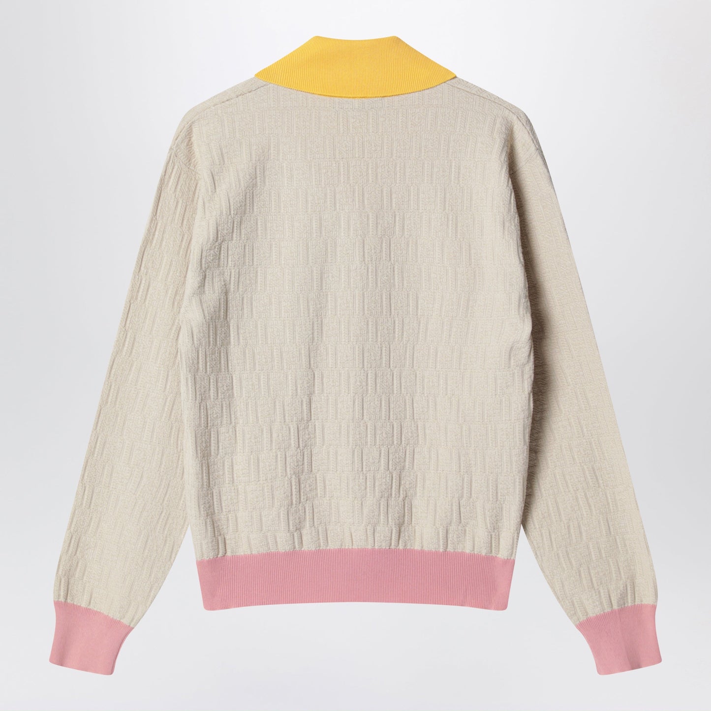 Fendi Light Beige Cotton And Silk Jumper Women FENDI
