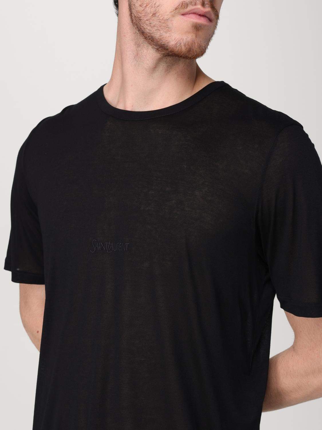 Saint Laurent T-Shirt Men Black SAINT LAURENT