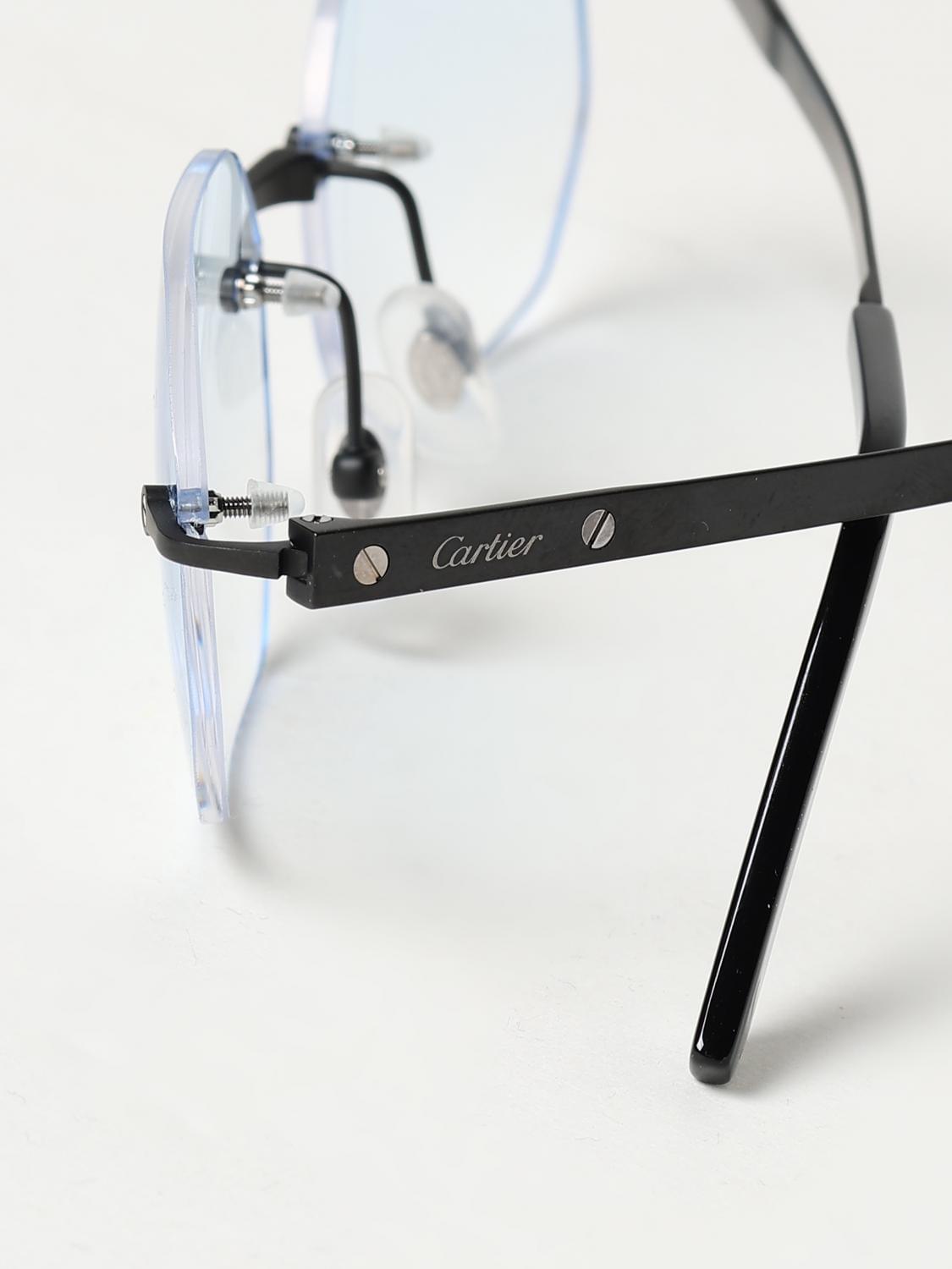 Cartier Optical Frames Men Black CARTIER