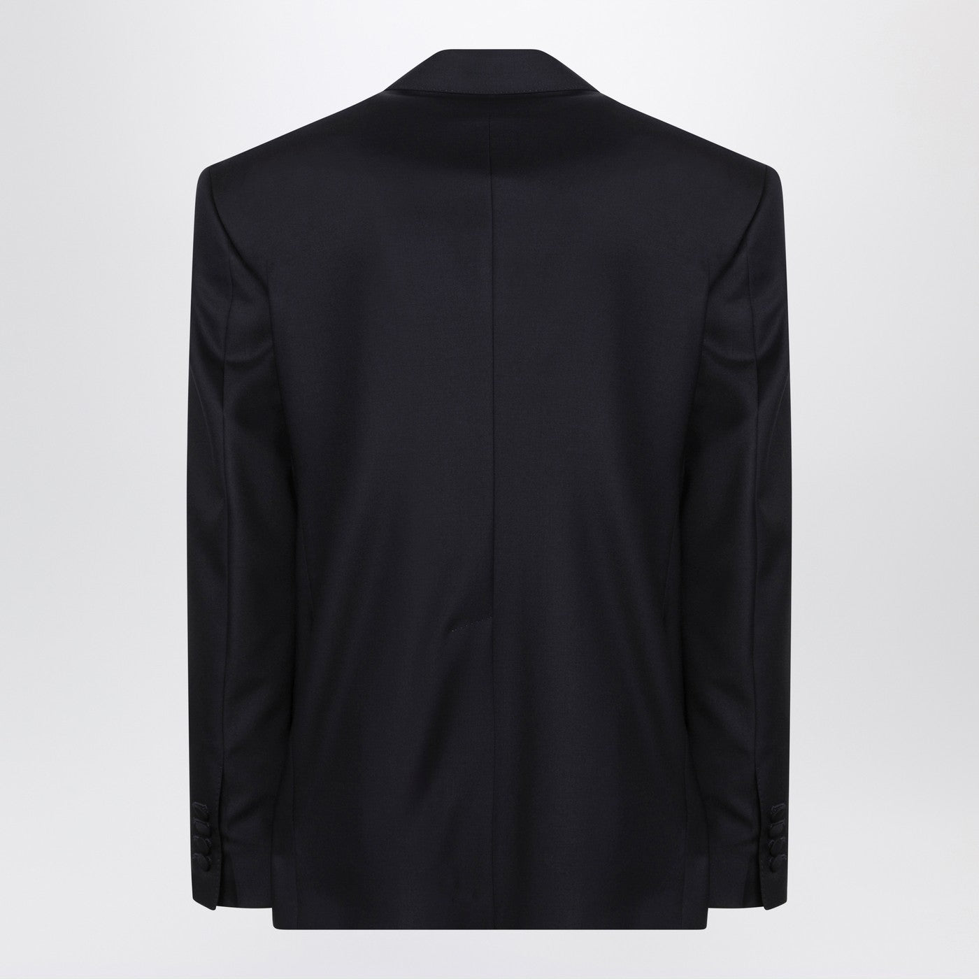 Dolce&Gabbana Dark Navy Wool Single-Breasted Jacket Men DOLCE & GABBANA