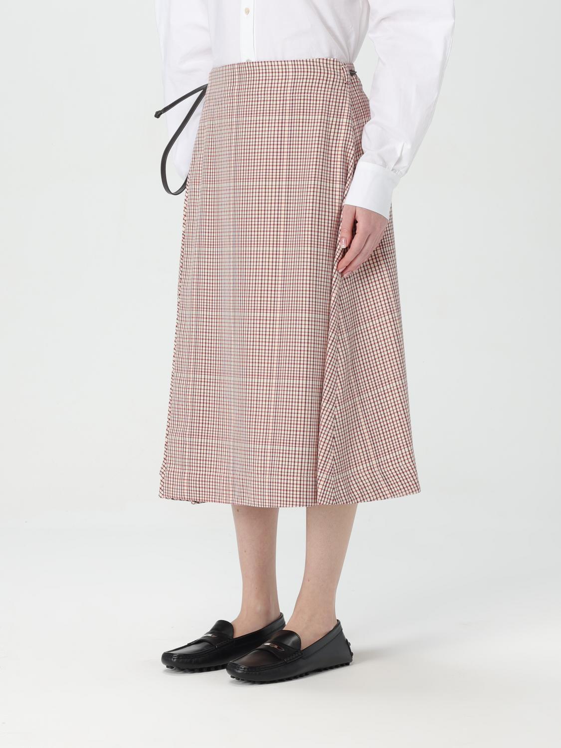 Bottega Veneta Skirt Woman Pearl BOTTEGA VENETA