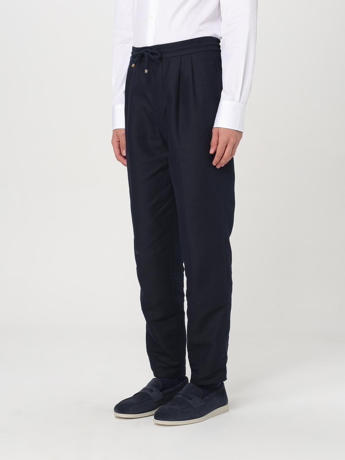 Brunello Cucinelli Men Linen Trousers BRUNELLO CUCINELLI