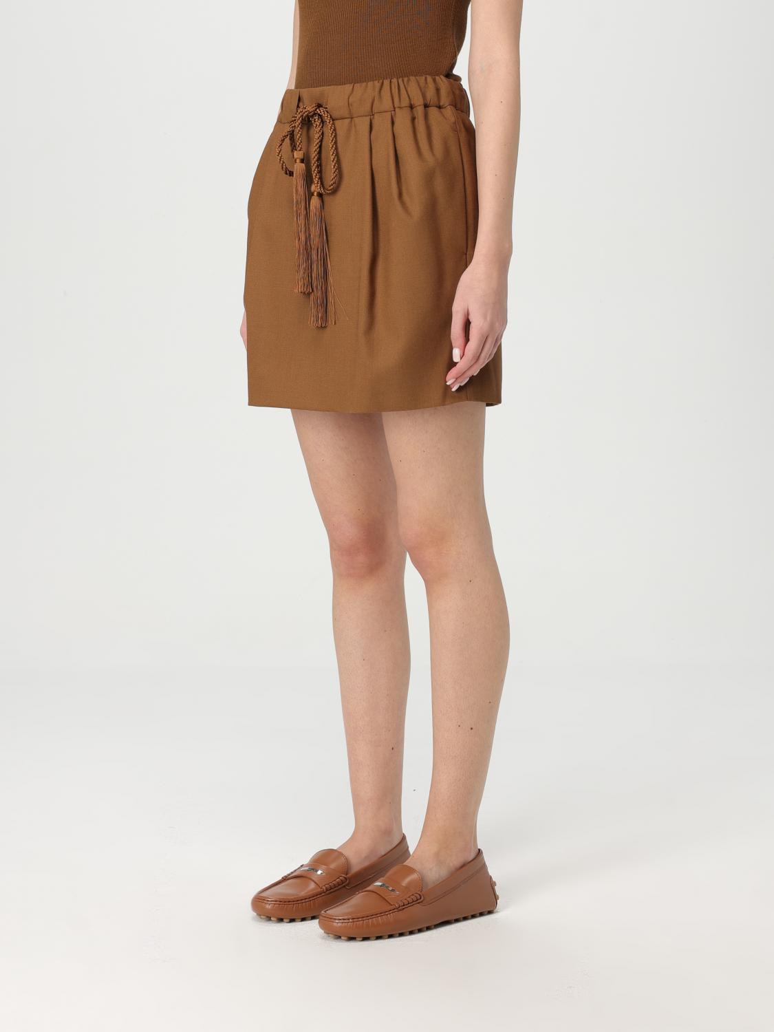 Max Mara Skirt Woman Leather MAX MARA