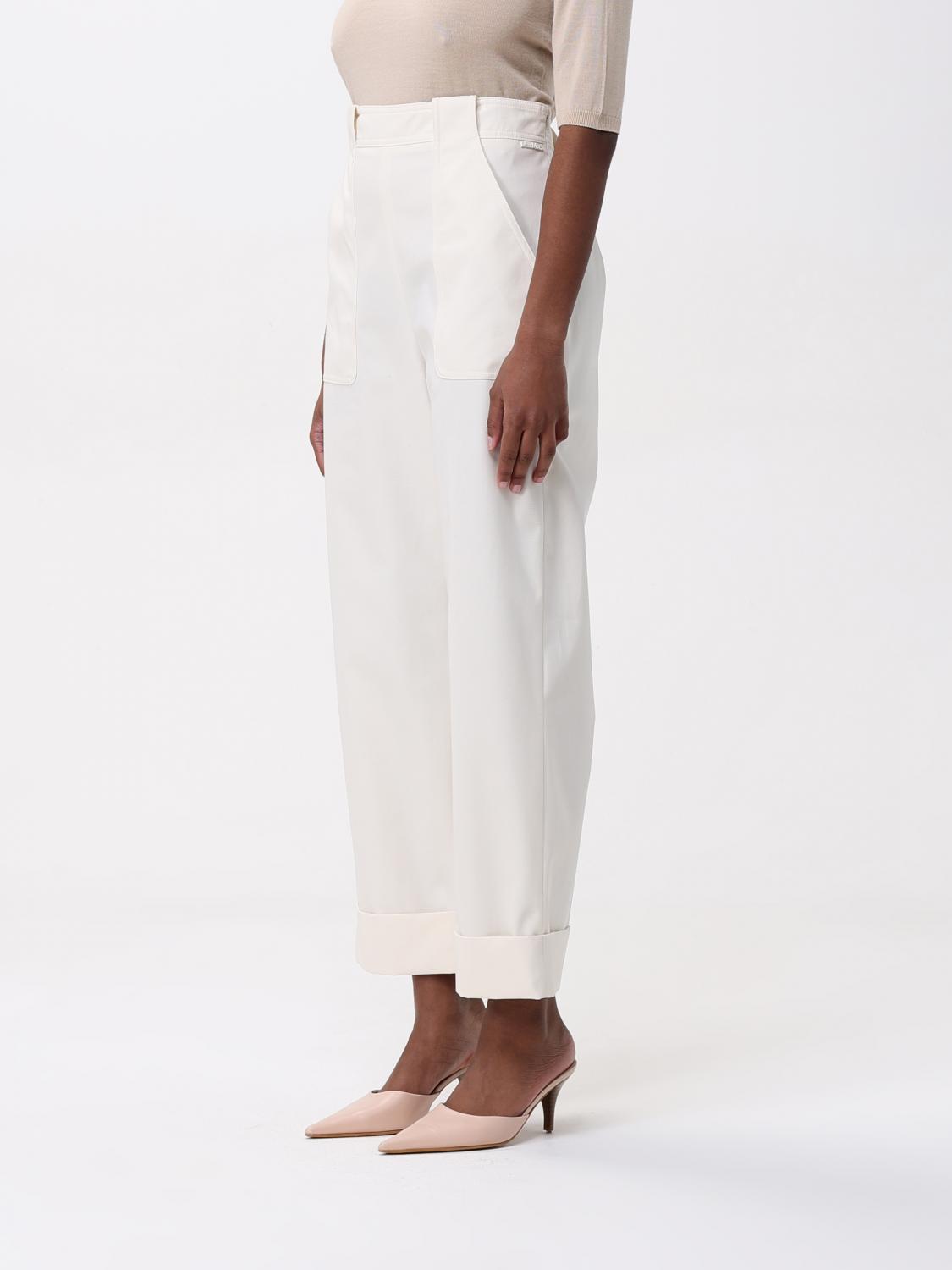 Max Mara Pants Woman White MAX MARA