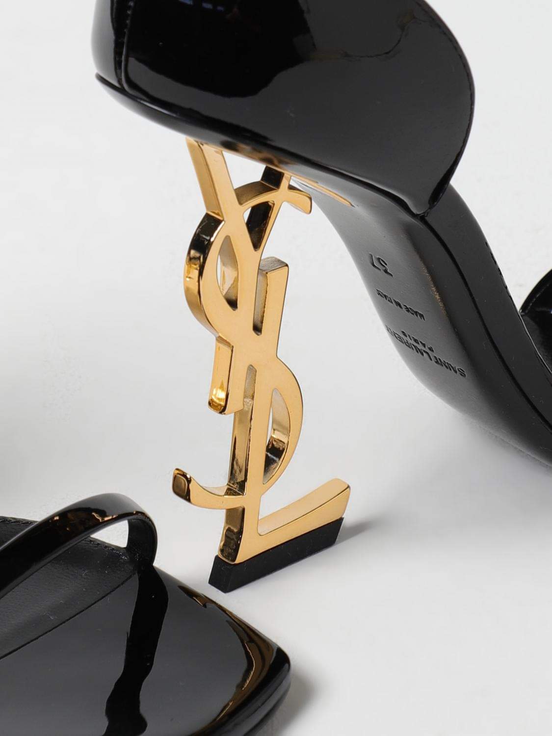 Saint Laurent Heeled Sandal Woman Black SAINT LAURENT