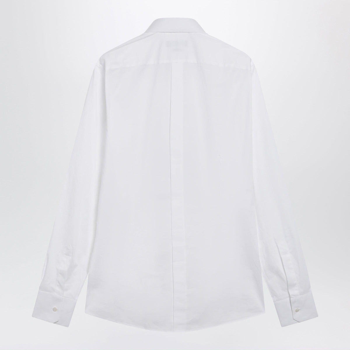 Dolce&Gabbana Gold Fit Stretch Poplin Shirt In Optical White Men DOLCE & GABBANA