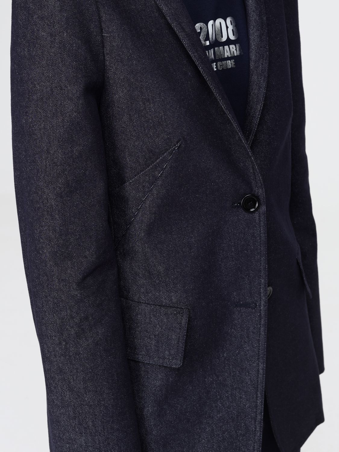 Max Mara Jacket Woman Blue MAX MARA