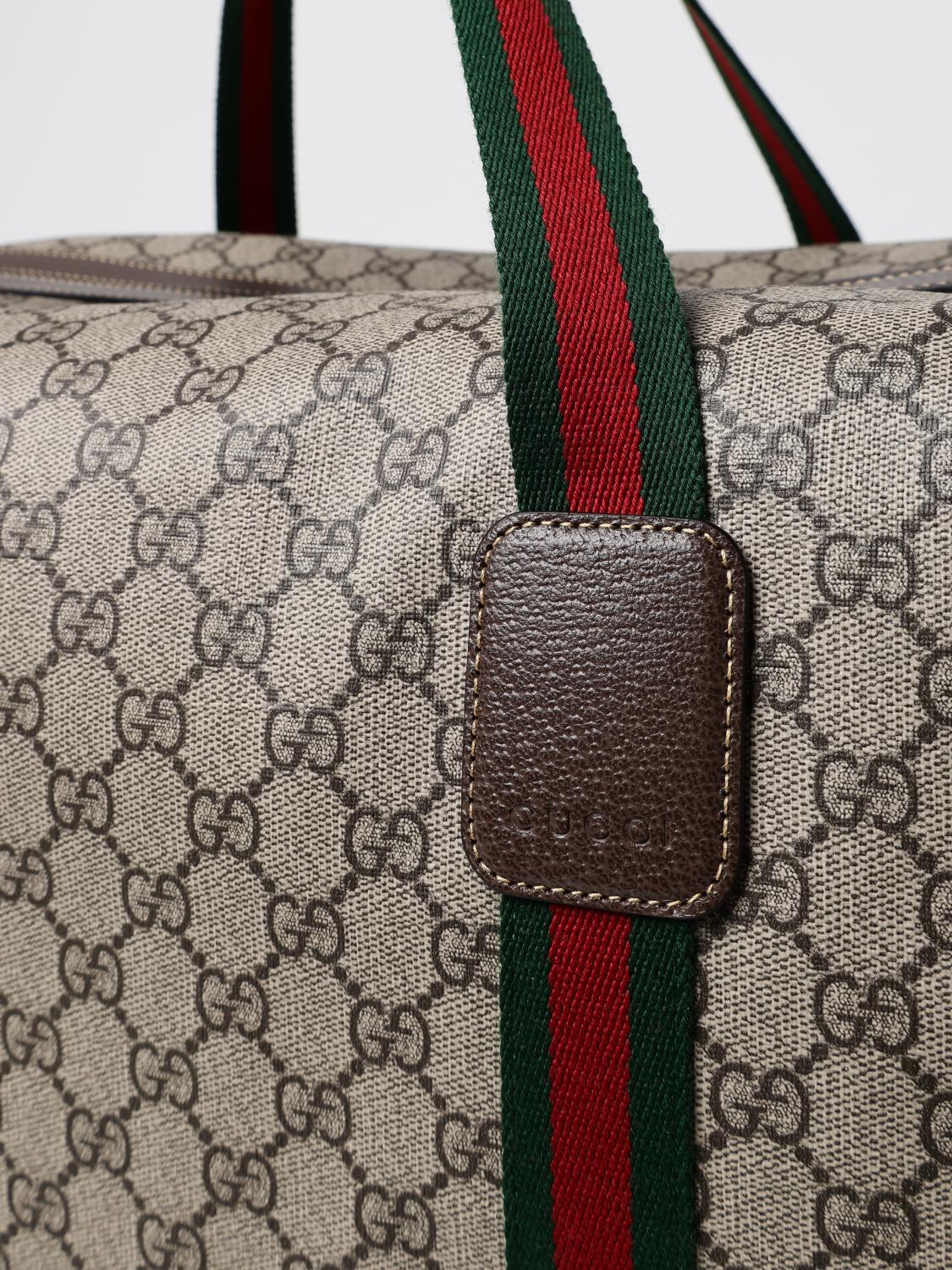 Gucci Travel Bag Men Beige GUCCI