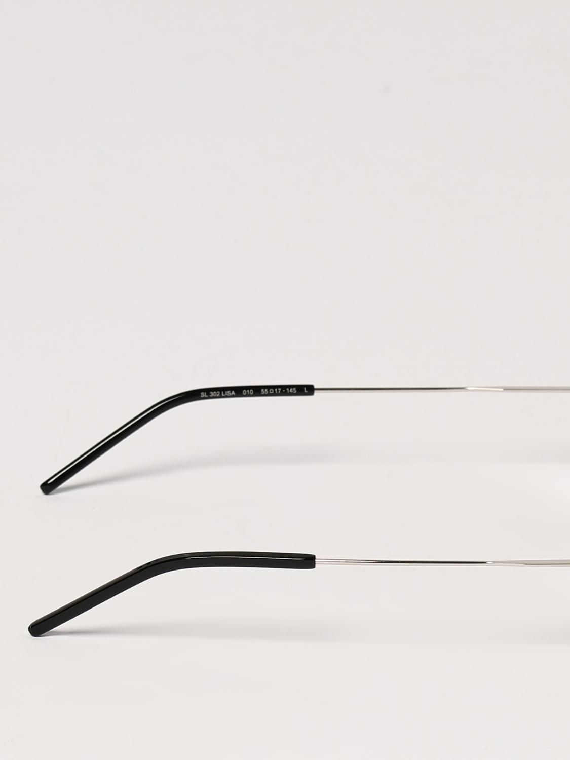 Saint Laurent Sunglasses Woman Silver SAINT LAURENT