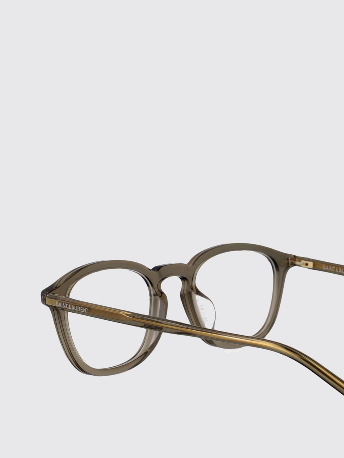 Saint Laurent Optical Frames Men Cocoa SAINT LAURENT
