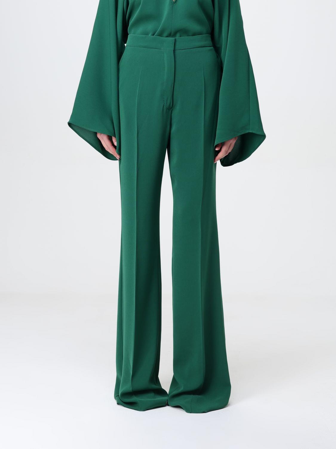Max Mara Studio Pants Woman Green MAX MARA STUDIO