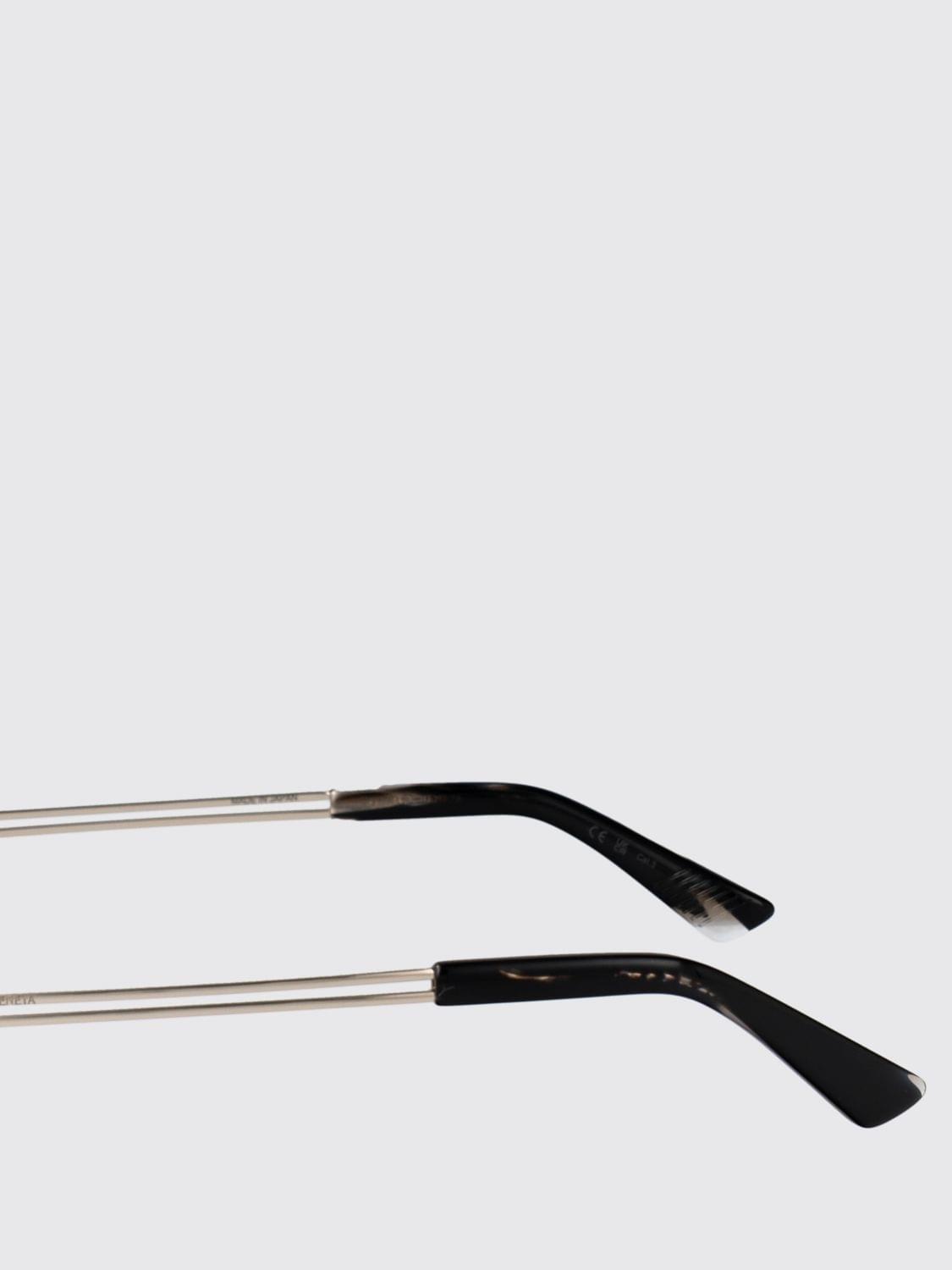 Bottega Veneta Sunglasses Men Silver BOTTEGA VENETA