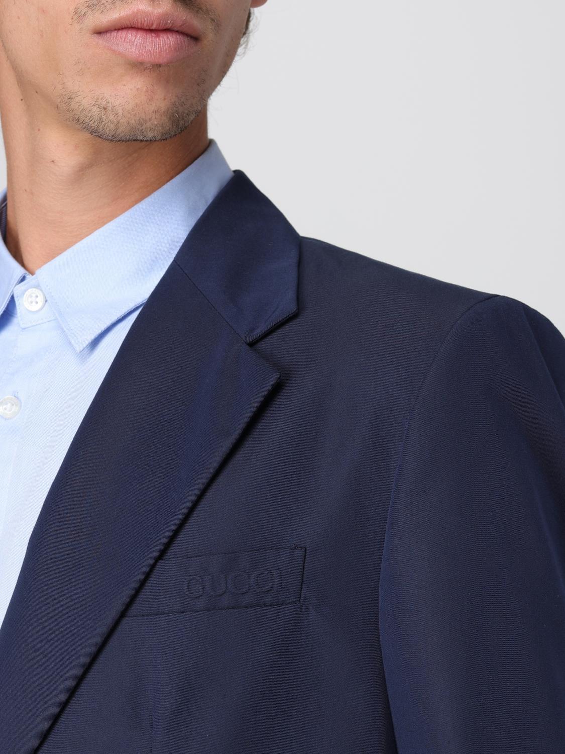 Gucci Jacket Men Blue GUCCI