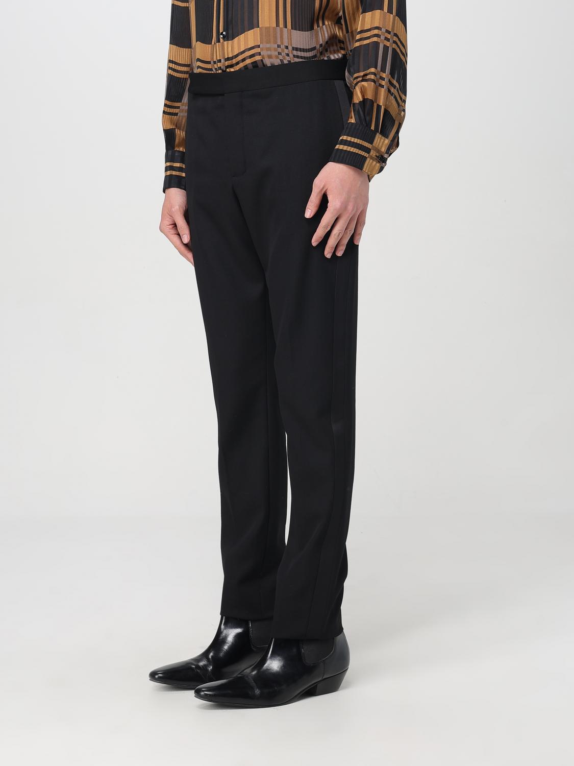 Saint Laurent Pants Men Black SAINT LAURENT