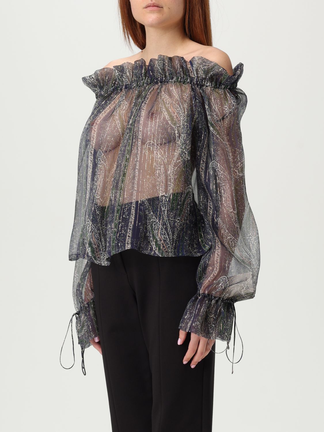 Saint Laurent Top Woman Multicolor SAINT LAURENT