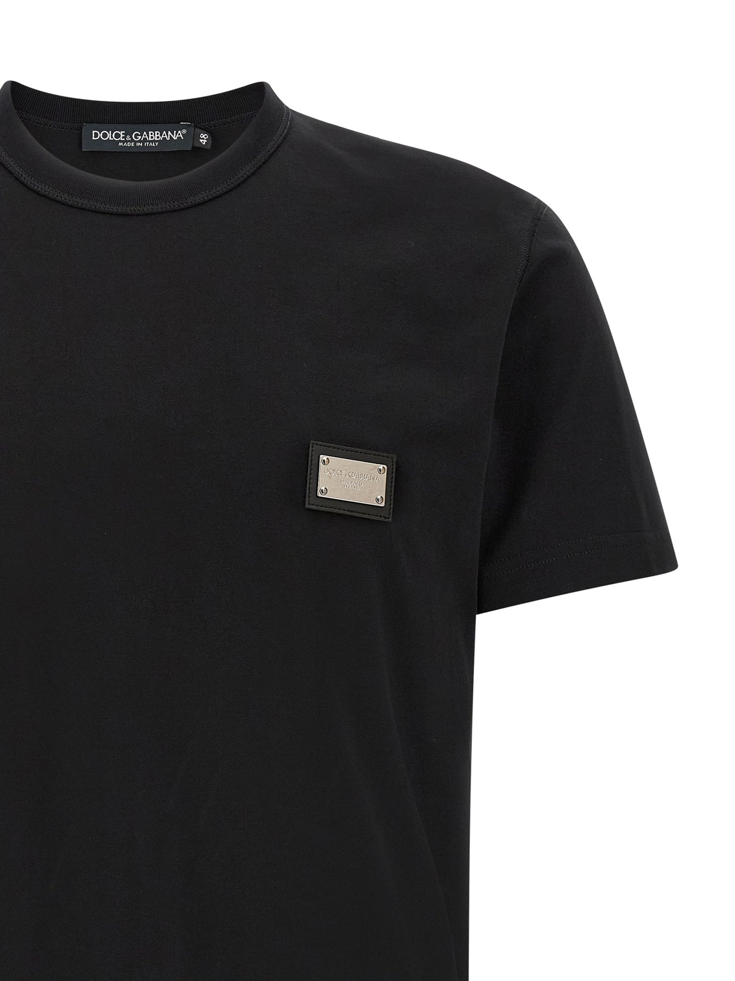 Dolce & Gabbana Men Logo Plate T-Shirt DOLCE & GABBANA