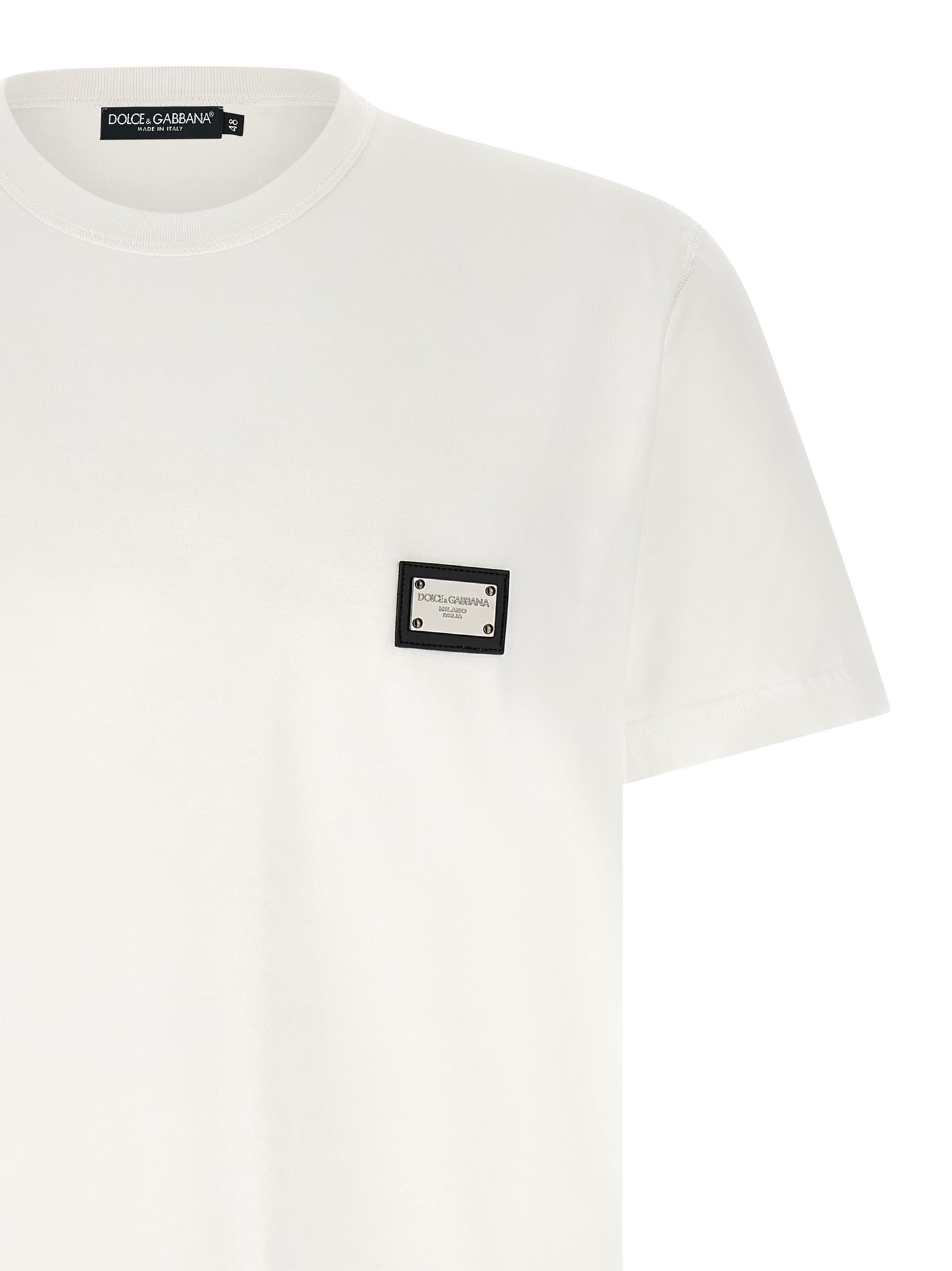 Dolce & Gabbana Men Logo Plate T-Shirt DOLCE & GABBANA