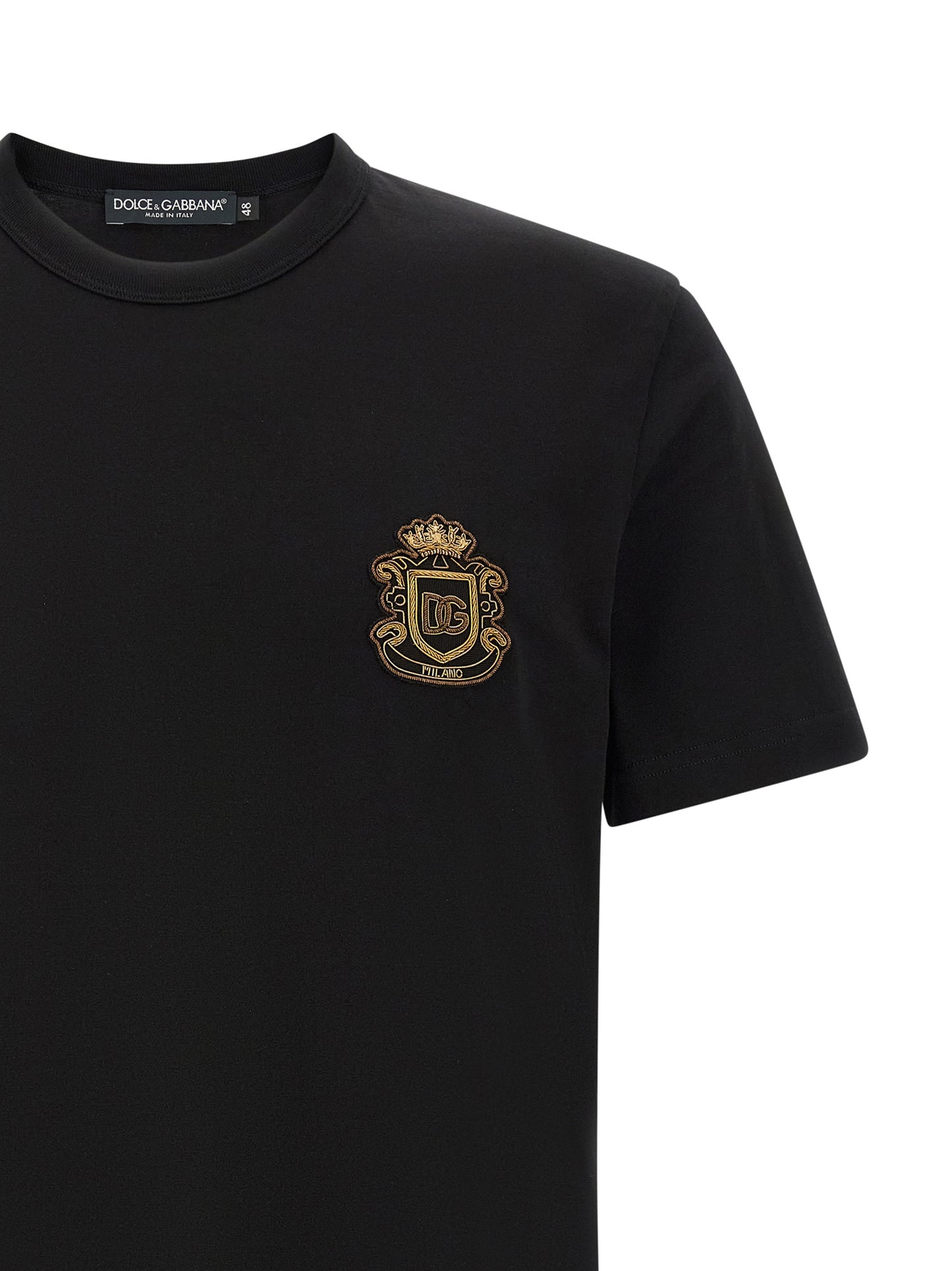 Dolce & Gabbana Men Heraldic Patch T-Shirt DOLCE & GABBANA