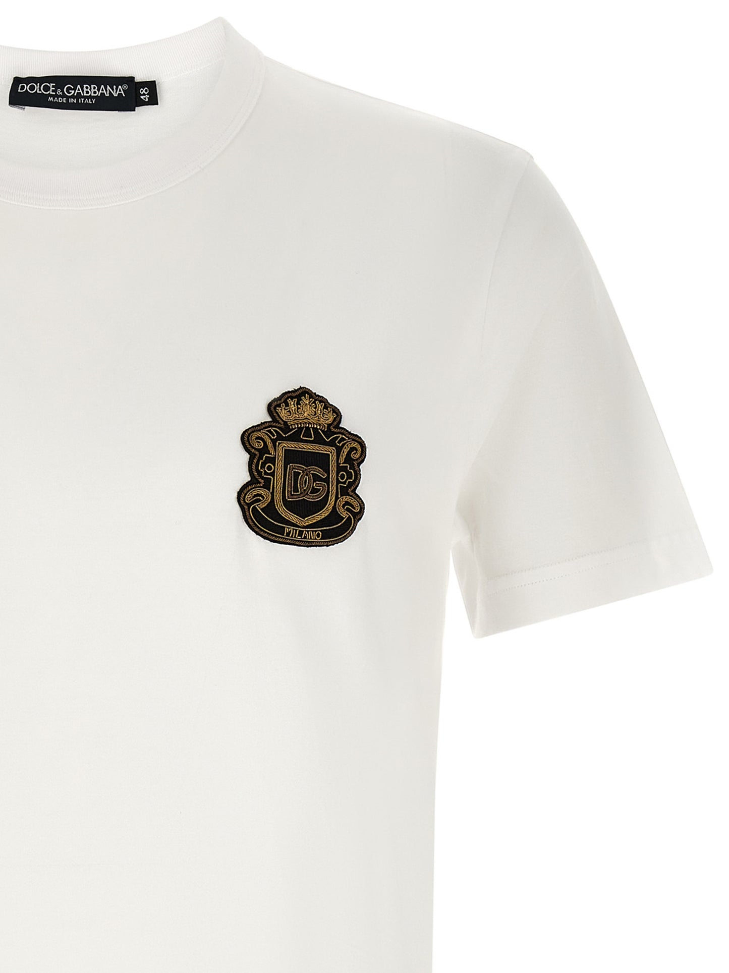 Dolce & Gabbana Men Heraldic Patch T-Shirt DOLCE & GABBANA