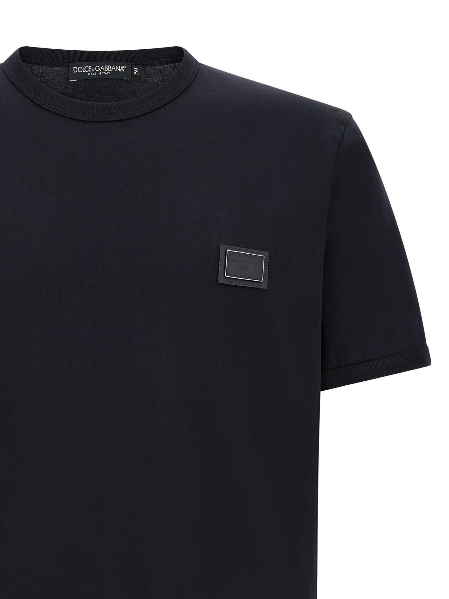 Dolce & Gabbana Men Metal Plate T-Shirt DOLCE & GABBANA