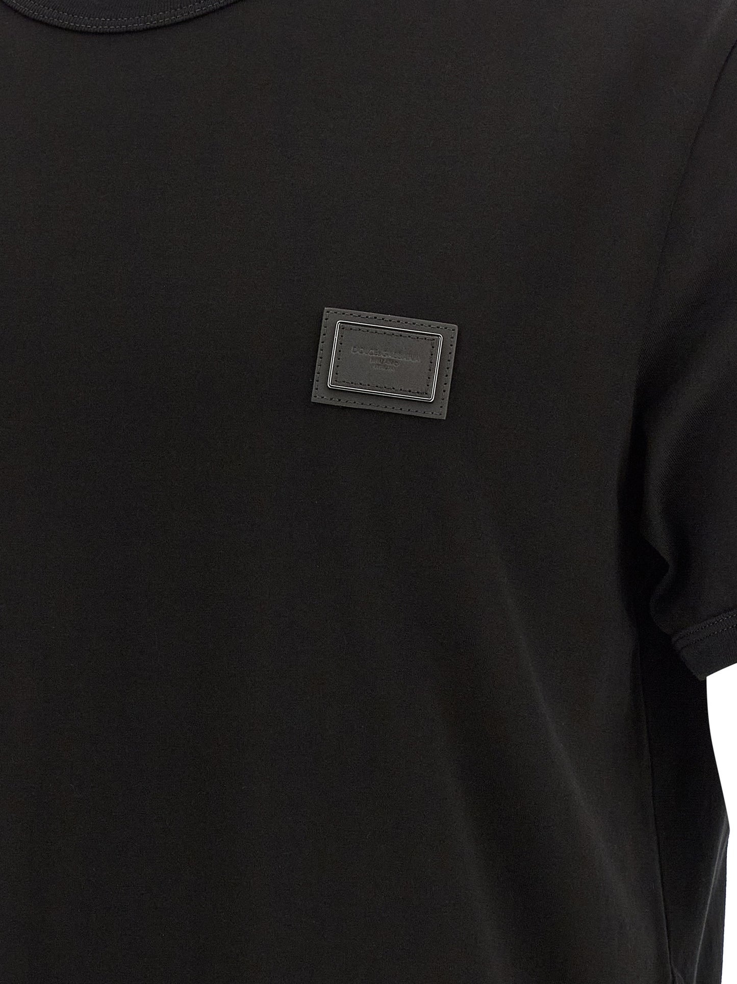 Dolce & Gabbana Men Metal Plate T-Shirt