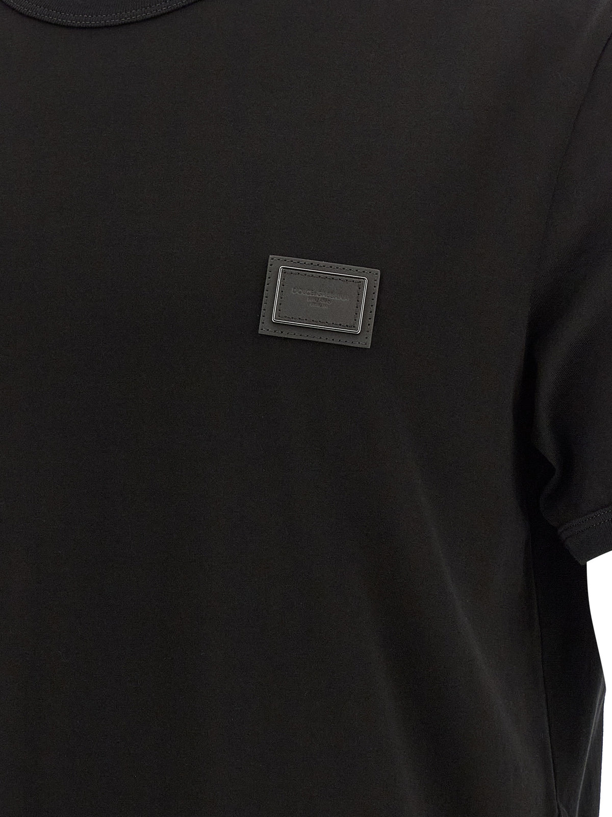 Dolce & Gabbana Men Metal Plate T-Shirt DOLCE & GABBANA