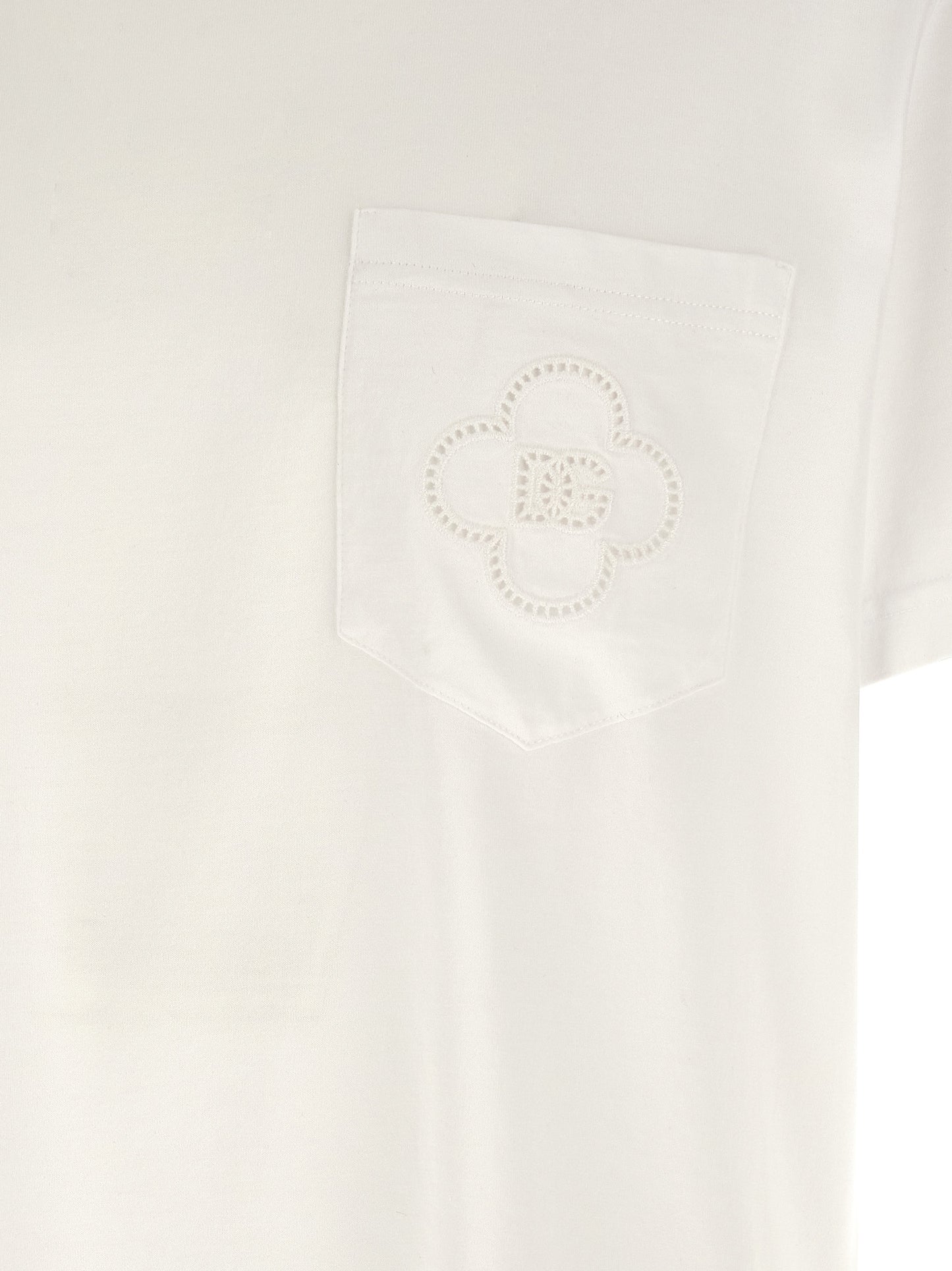 Dolce & Gabbana Men Openwork Logo T-Shirt DOLCE & GABBANA