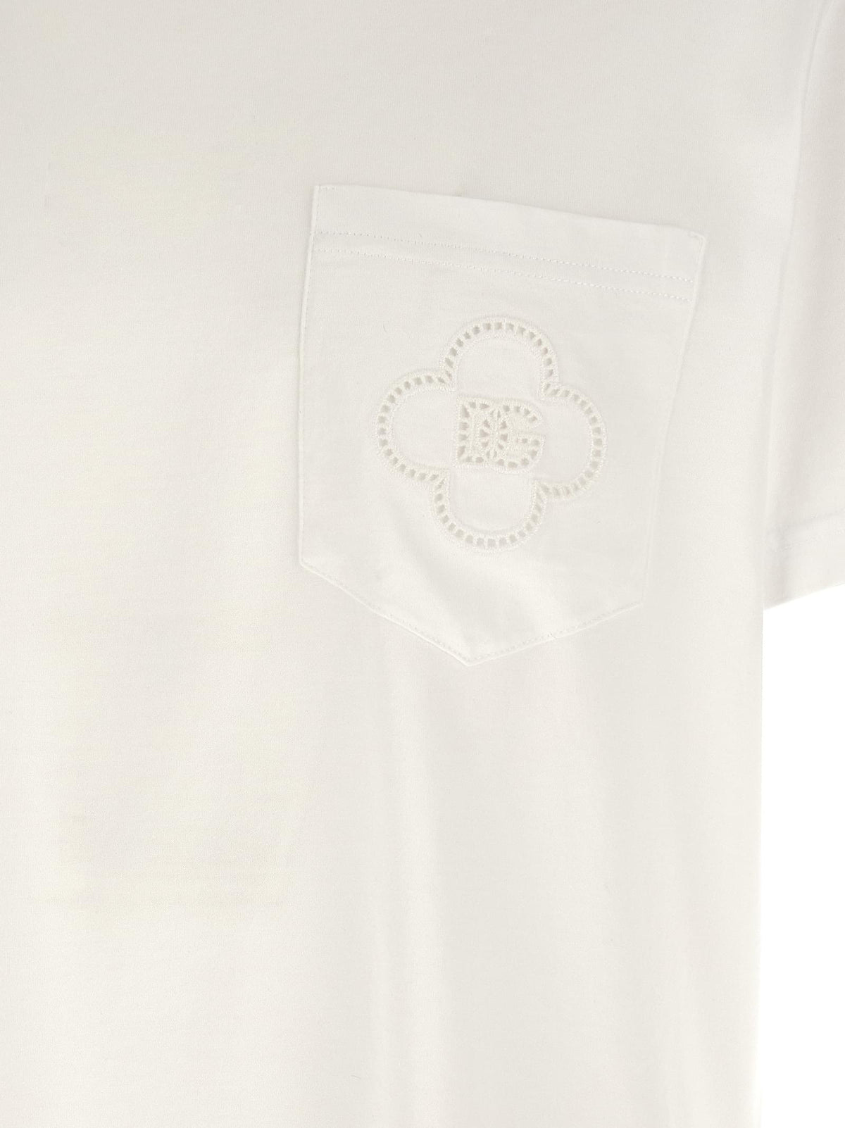 Dolce & Gabbana Men Openwork Logo T-Shirt DOLCE & GABBANA