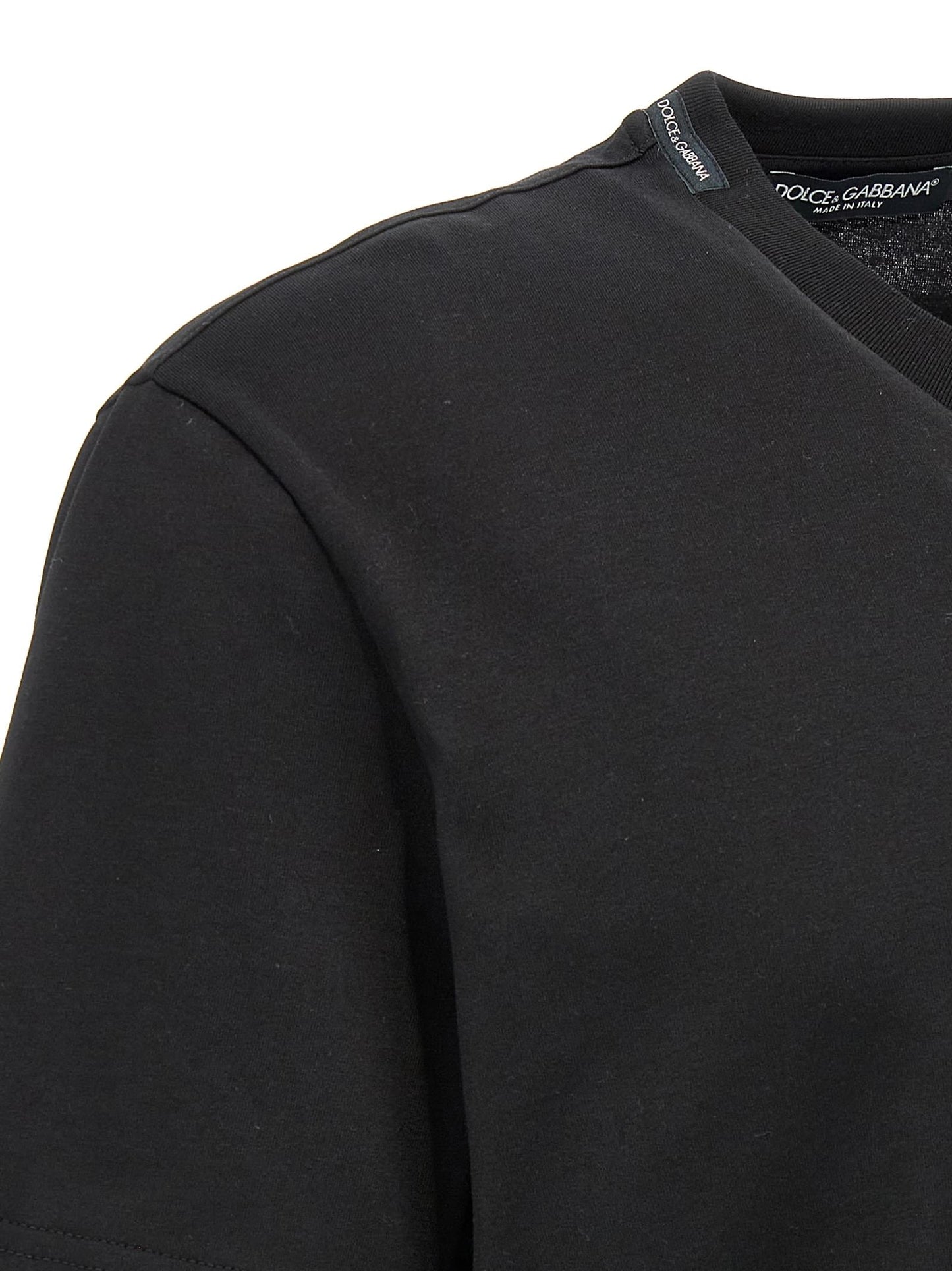 Dolce & Gabbana Men Logo Embroidery T-Shirt DOLCE & GABBANA