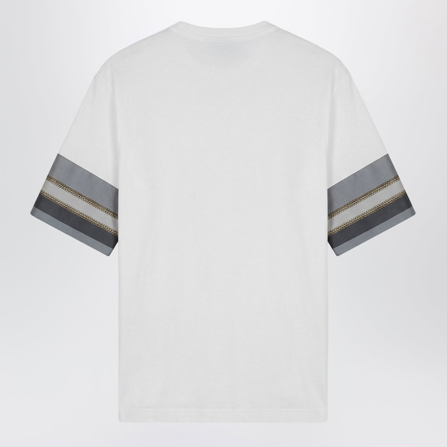 Dolce&Gabbana White Jersey T-Shirt With Print Men DOLCE & GABBANA