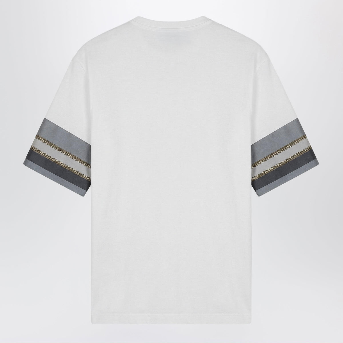 Dolce&Gabbana White Jersey T-Shirt With Print Men DOLCE & GABBANA