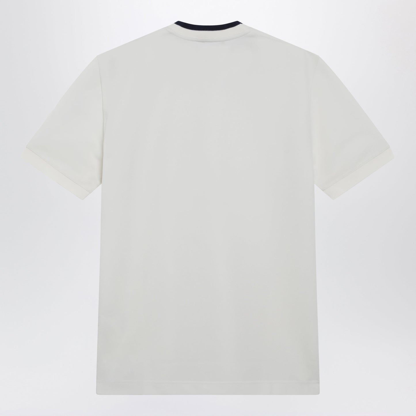 Dolce&Gabbana White Technical Pique Cotton T-Shirt With Embroidery Men DOLCE & GABBANA