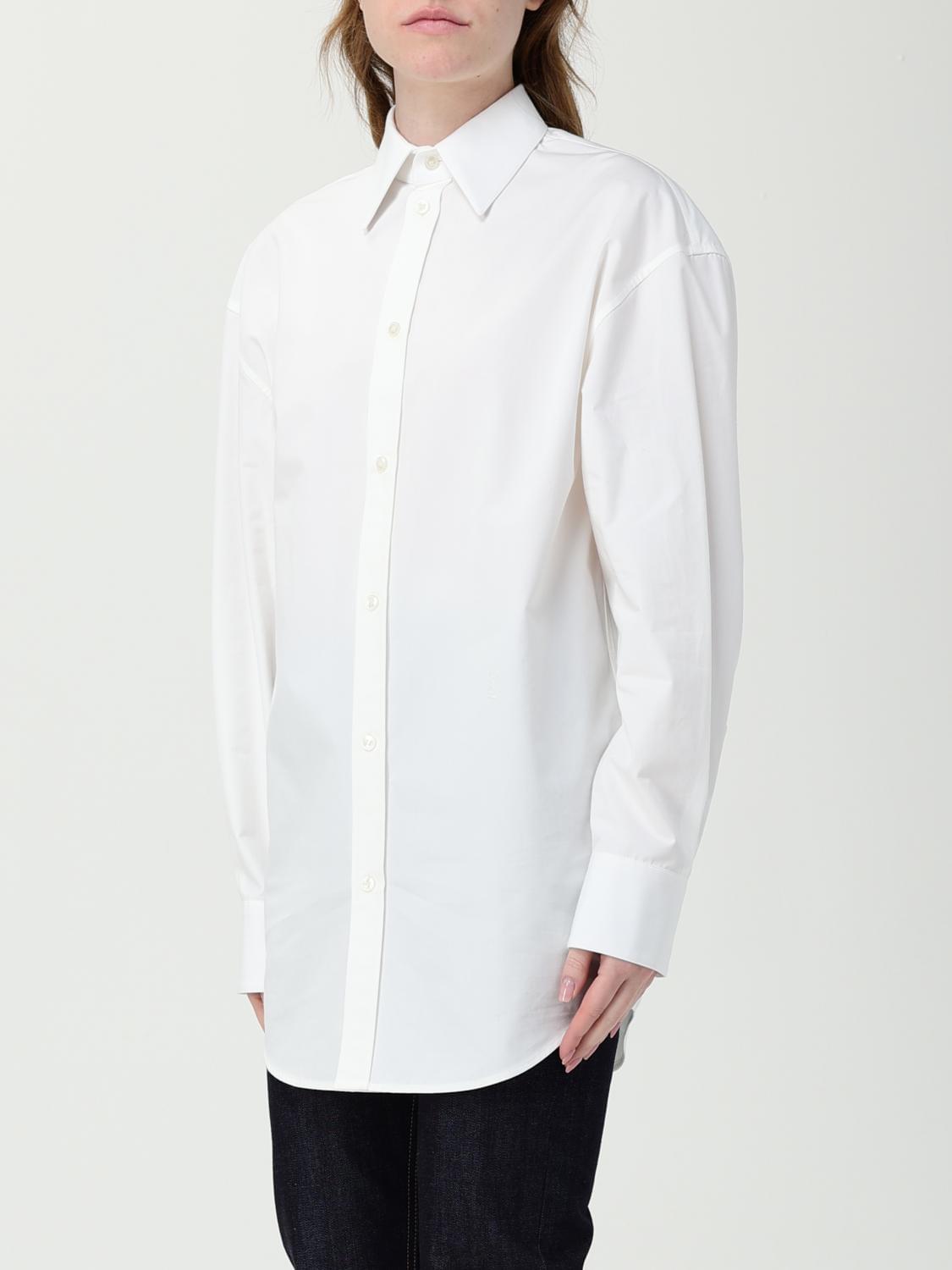 Saint Laurent Shirt Woman White SAINT LAURENT