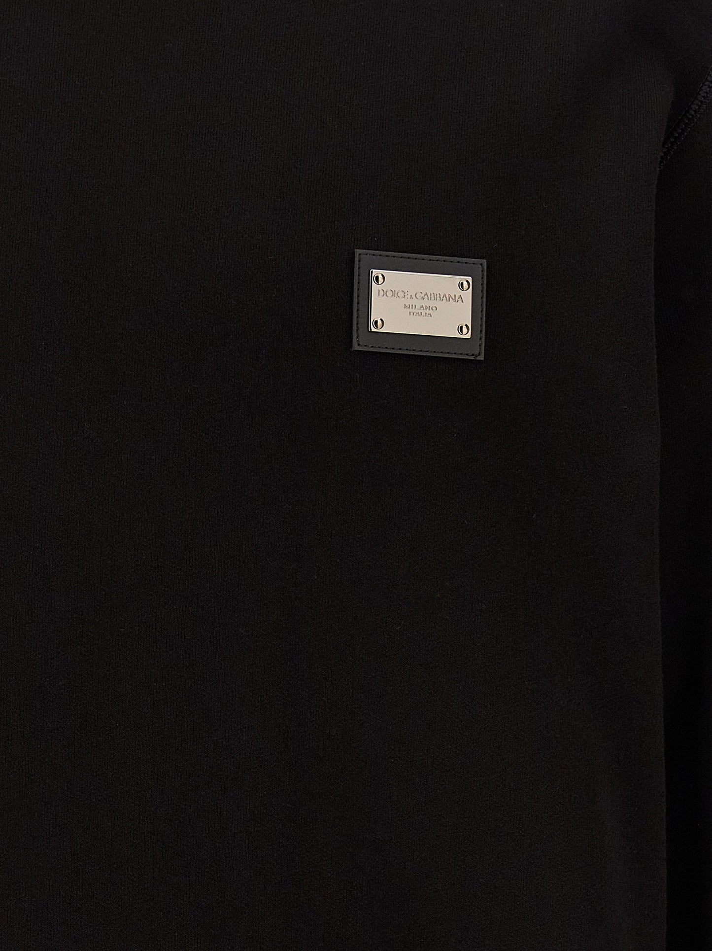 Dolce & Gabbana Men Logo Plate Sweatshirt DOLCE & GABBANA