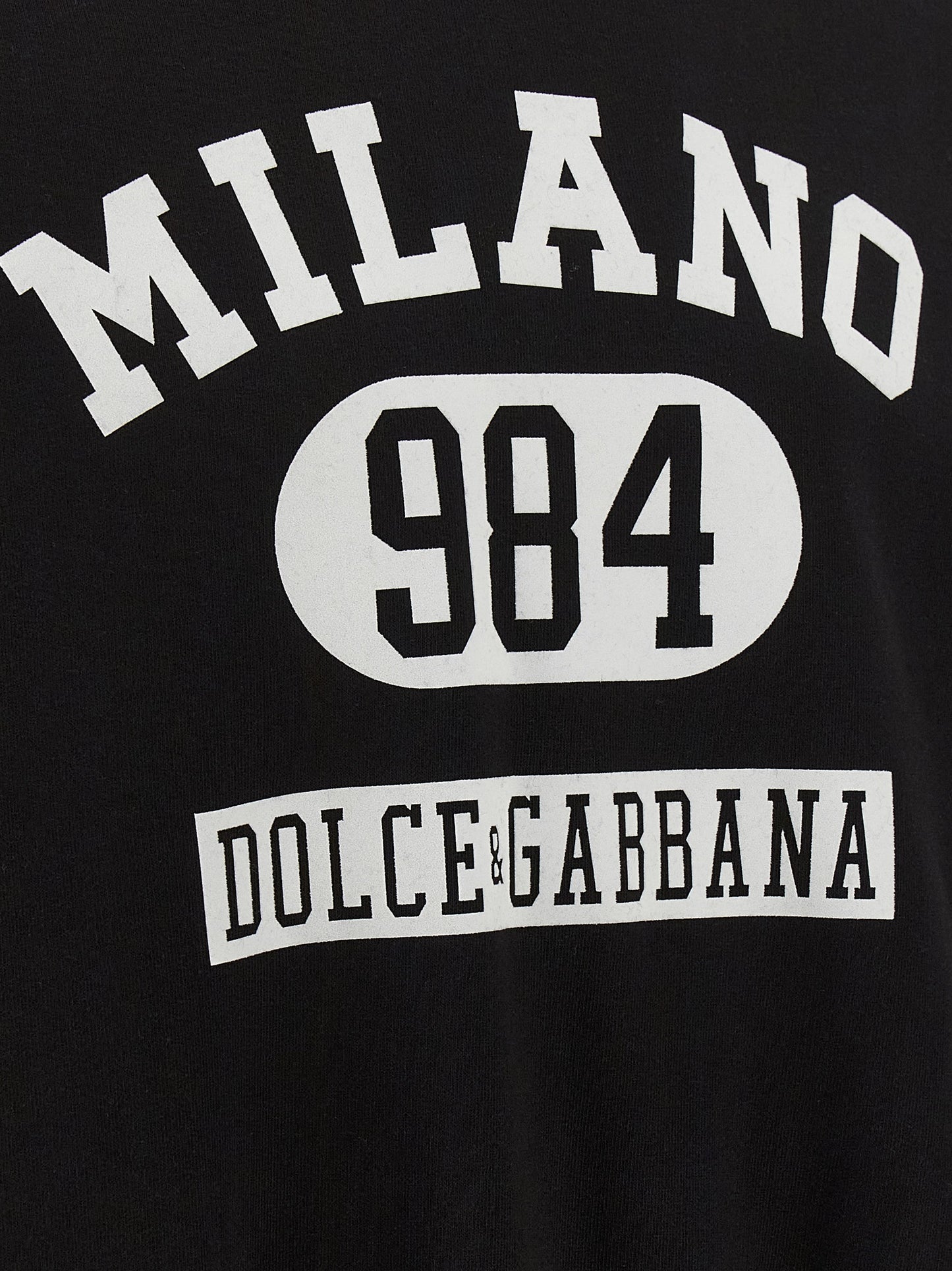 Dolce & Gabbana Men Flocked Print Hoodie DOLCE & GABBANA